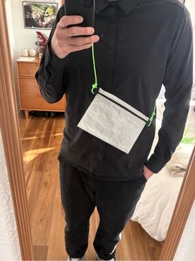 Handmade Dyneema Ultralight Pouch / Waterproof Zip Bag / Crossbody Compatible